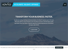 Tablet Screenshot of iovio.com